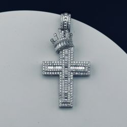 Cross Pendant With A Crown