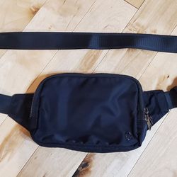 Large Black Belt Bag