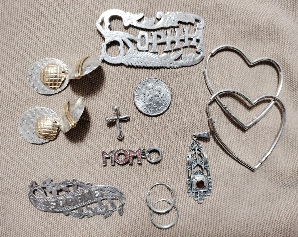 STERLING SILVER LOT. Please read the Description 