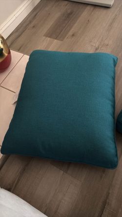 Peacock Blue Patio Chair cushions
