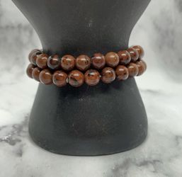 Mahogany Obsidian Bracelets
