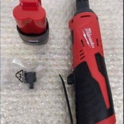 Milwaukee M12 3/8 Ratchet And Battery $100..Firm On Price.. Brand New..(Charger Not Included)....
