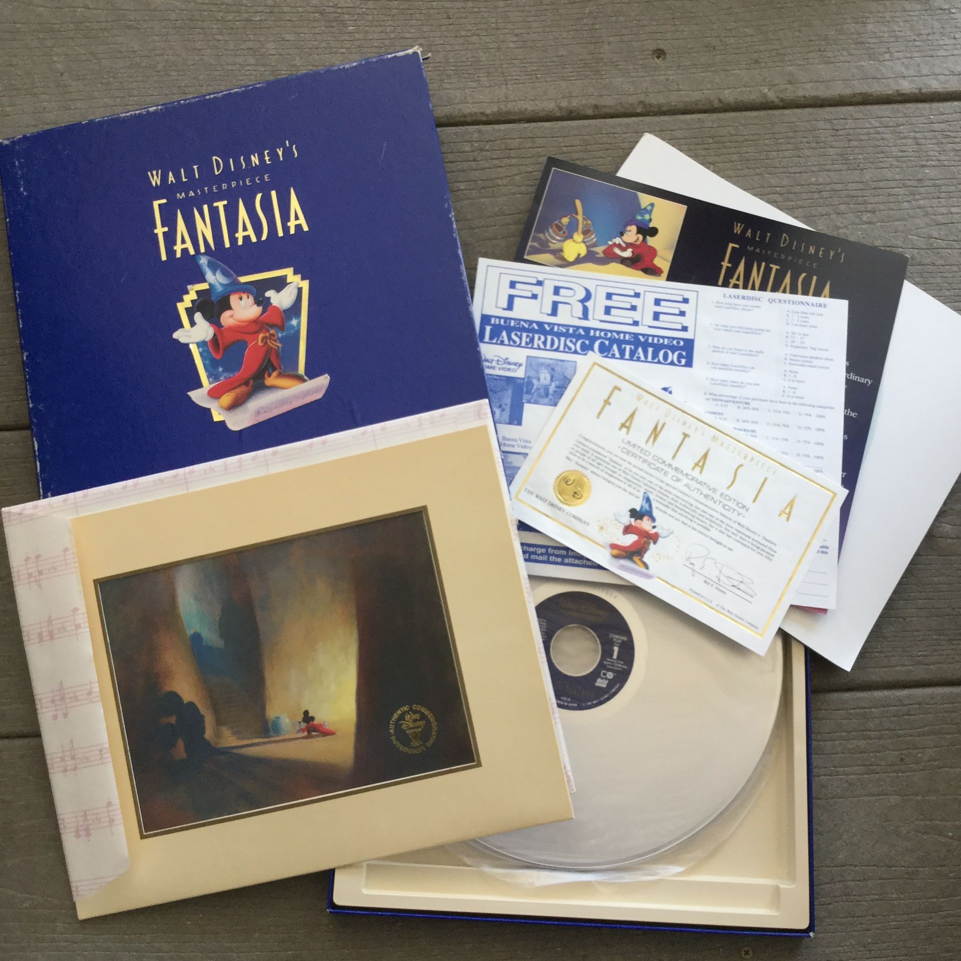 Disney Fantasia Deluxe CAV Laserdisc Collection