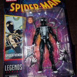Spider-Man Marvel Legends Retro Cardback Spider-Venom 6" Action Figure 