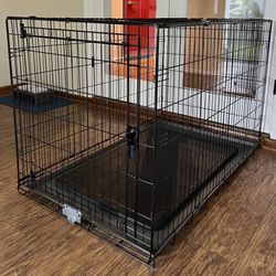 (3) Dog Crates With Kong Crate Pads