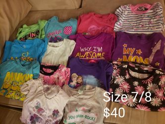 Girls Size 7/8 Short Sleeve