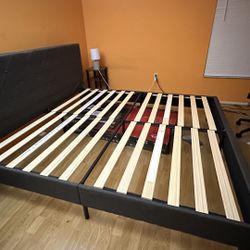 Zinus Upholstered King Platform Bed