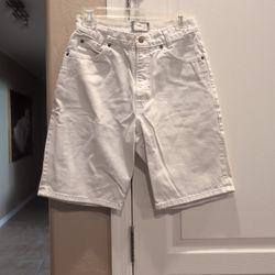Vintage Bonjour Knee Length Ladies Denim Shorts, 3 Available, Size 10