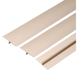 3 Pcs Aluminum T Molding Floor Transition Strip, 1.6"x3 Ft Moulding Transition Strip for Doorway, Laminate Flooring, Joining Flooring Gaps of Laminate