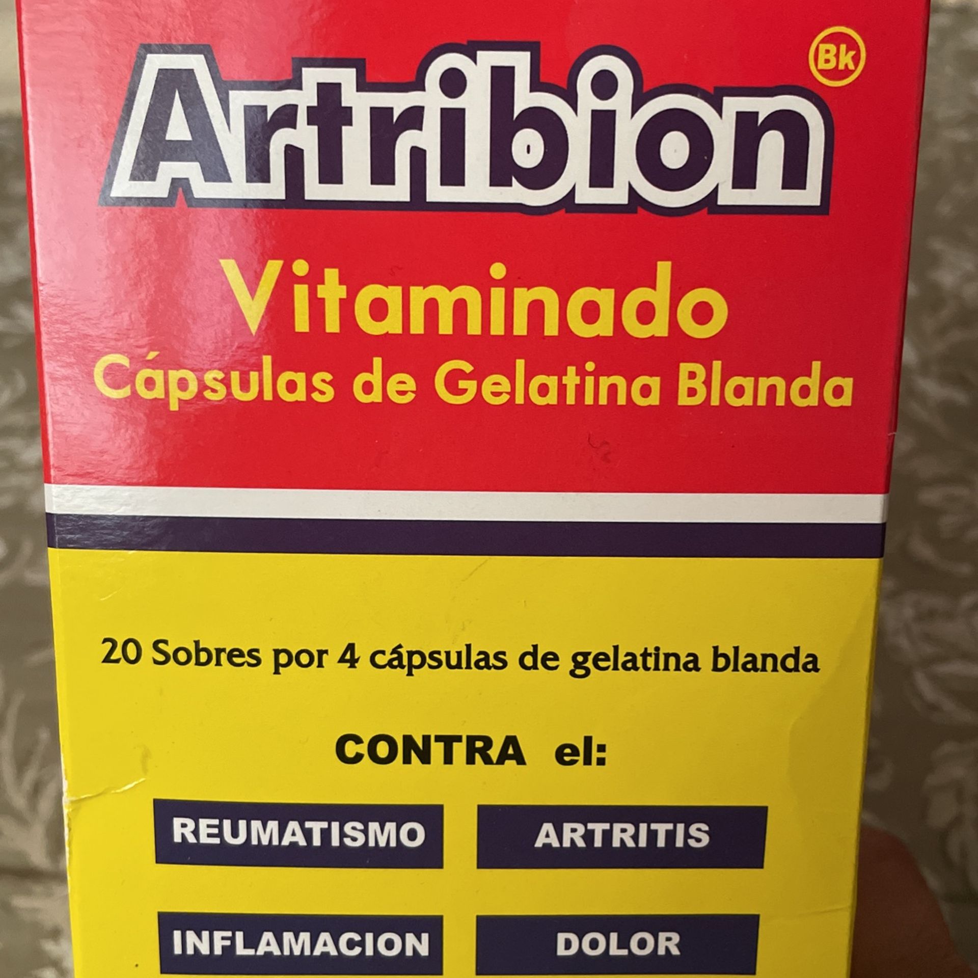 Artribion Vitaminado Para Dolor