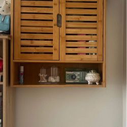 Bamboo Wall Cabinet/ Bathroom Cabinet 