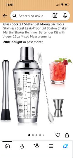 New glass cocktail kit comes with everything