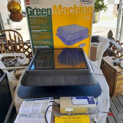 Off The Grid High Power Solar Roof Vent (Household and Solar Powered) New