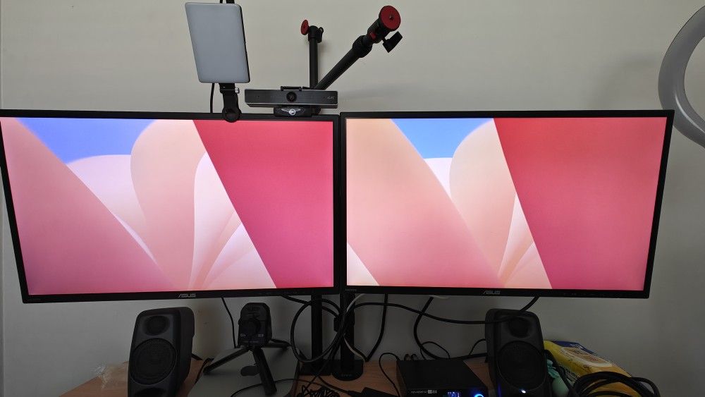 Two 24in Full HD Monitors (ASUS)