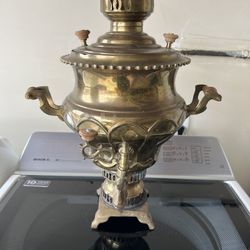 Antique Charcoal Russian Samovar 