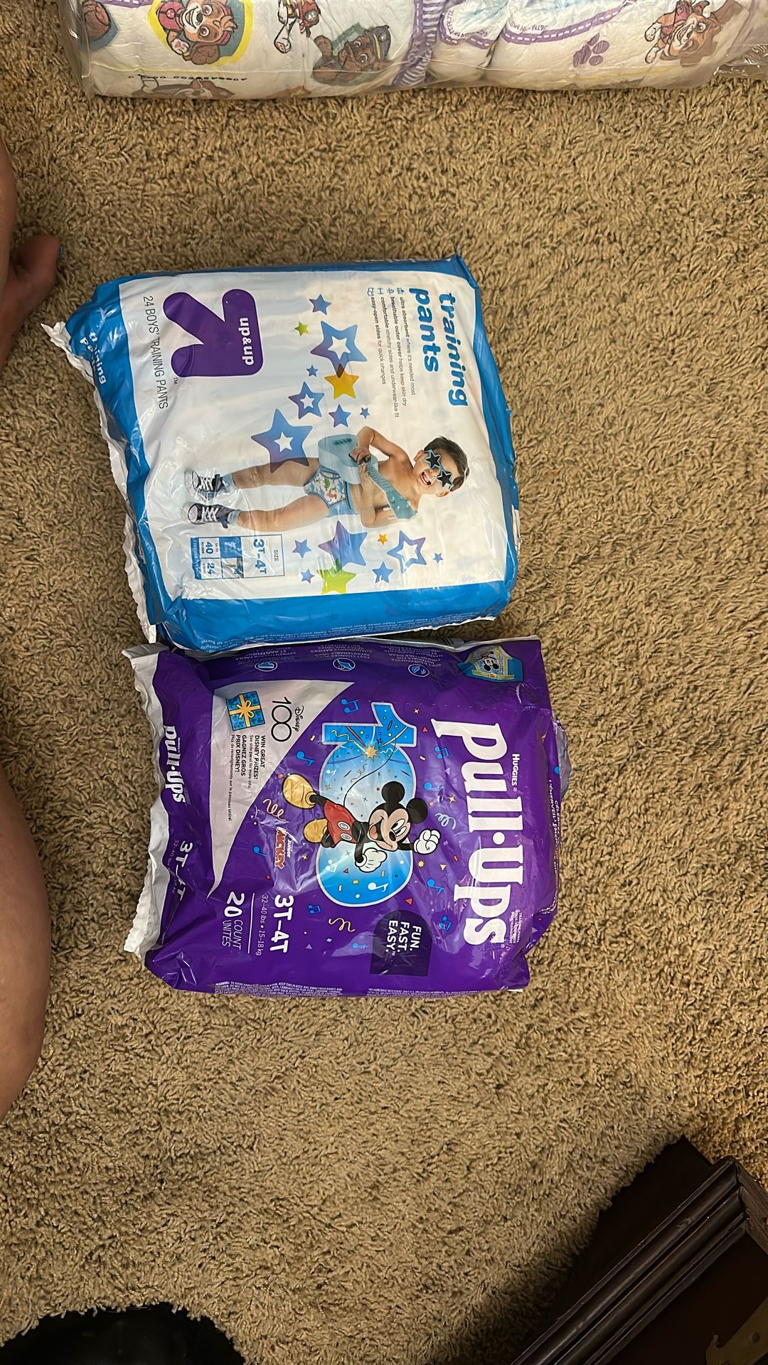 Training Diapers Size 3T-4T