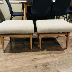 2 New In Box Ottomans