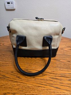 KATE SPADE Southport Avenue Alessa Tassel Bag Cream Ivory Black Tote Satchel