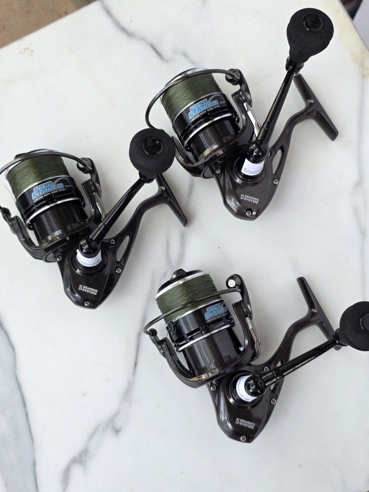 Salt Striker Fishing Reel/New Braid...50.00 Each