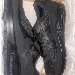 Nike Air Max 90 Black Shoes Size 12 New 