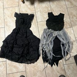 Black Halloween Costume Dresses Set of 3