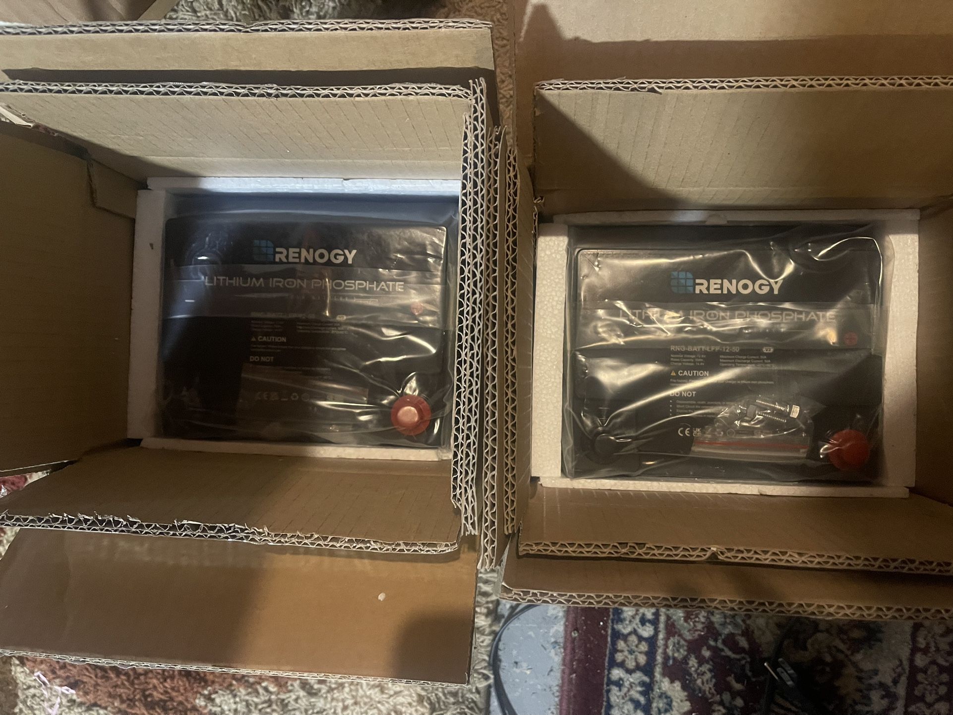 2 Brand New Married Set Renogy Lithium Iron Phosphate