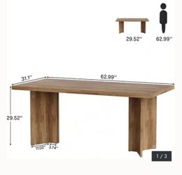 Ragusa 63-Inch Computer Desk – Walnut (Brand New in Box)