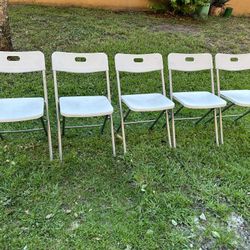 Five chairs
