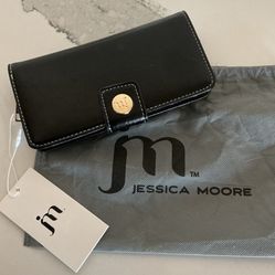 Jessica Moore Black Wallet New With Tags