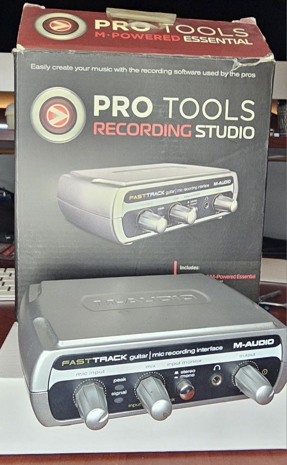 M-Audio Pro Tools Recording Fast Track Interface