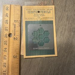 Country Stencils tin stencil -1985 - NEW 