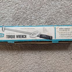 Vintage Sears Roebuck & Co. Craftsman Torque Wrench – Original Box, Works Great