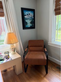 Copper/brown accent chair - new in box