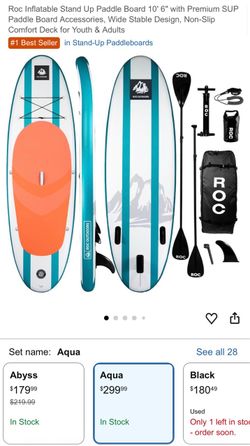 Roc Inflatable Stand Up Paddle Board 10' 6"