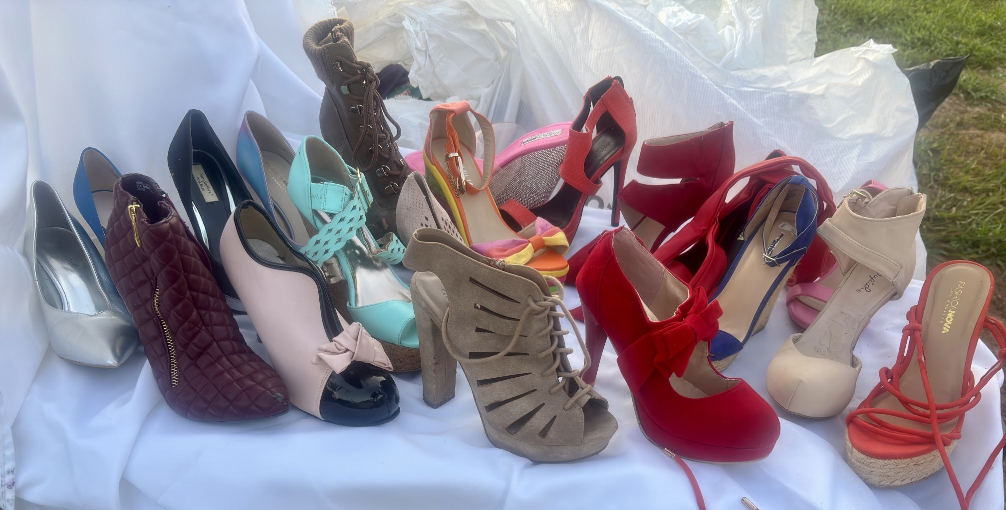 Lot Of Shoes (heels) - 20 PAIRS - SIZE 7 TO 7.5 - NEW