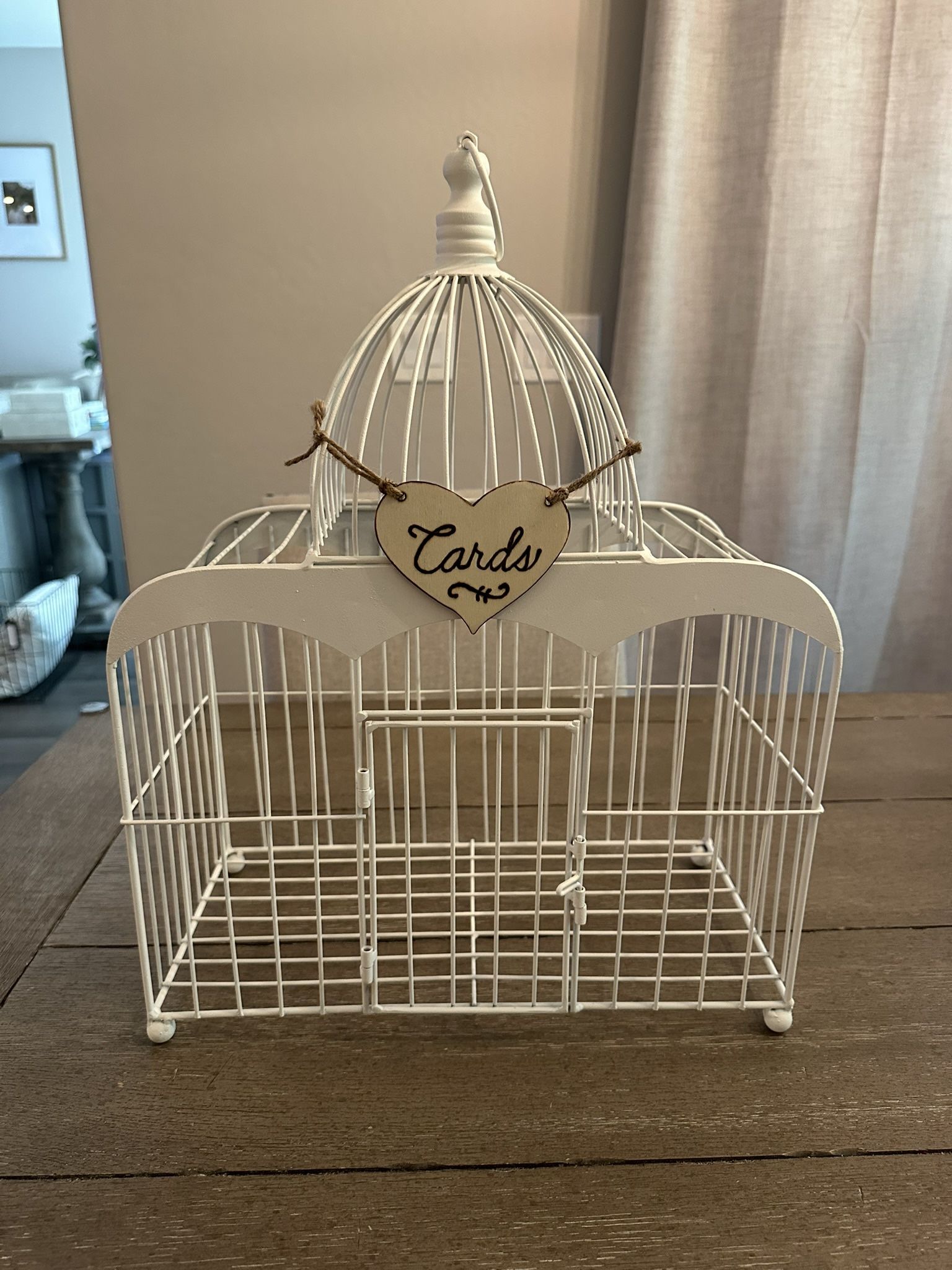 Wedding / Party Decor Card Holder Birdcage