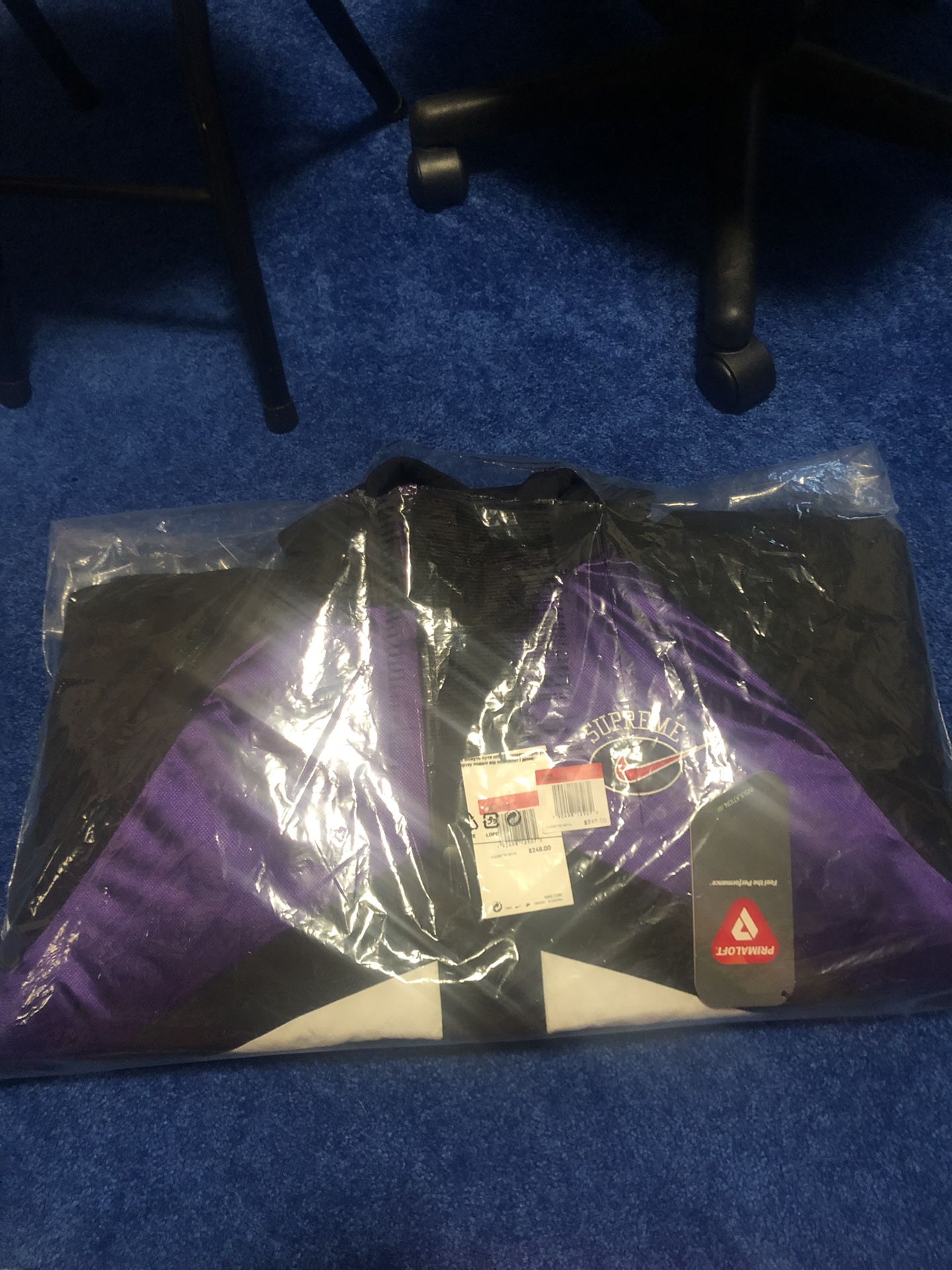 Supreme x Nike Hooded Sports Jacket (Purple) (L)