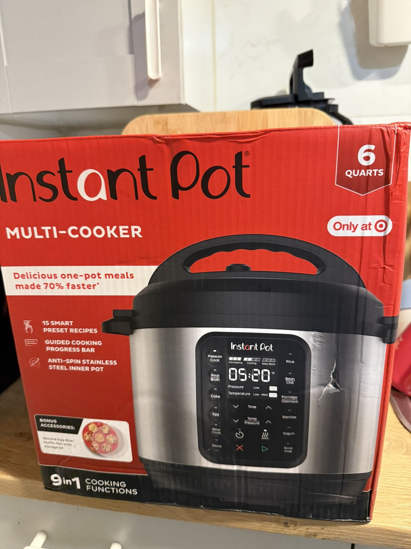 9 In 1 6Quart New Instant Pot Pressure Cooker 