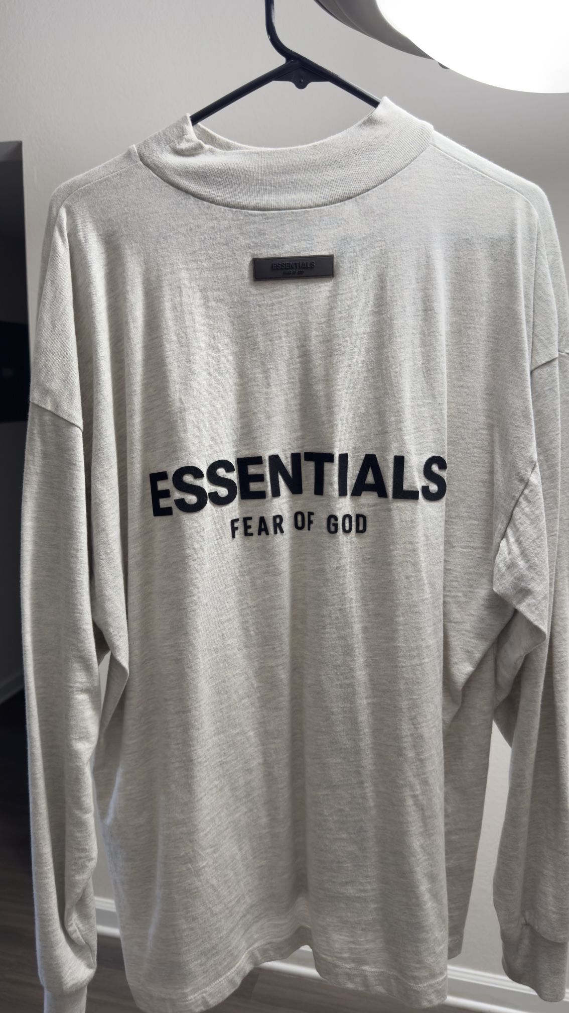 Essentials Mock Neck Long Sleeve Size M