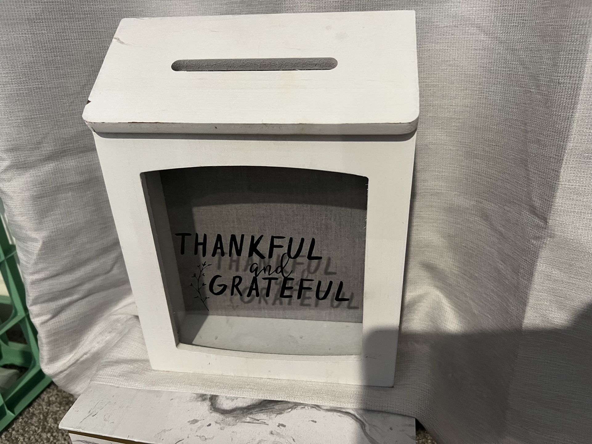 Thankful And Greatful Card Box 