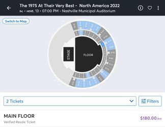 the 1975 Tickets Thumbnail