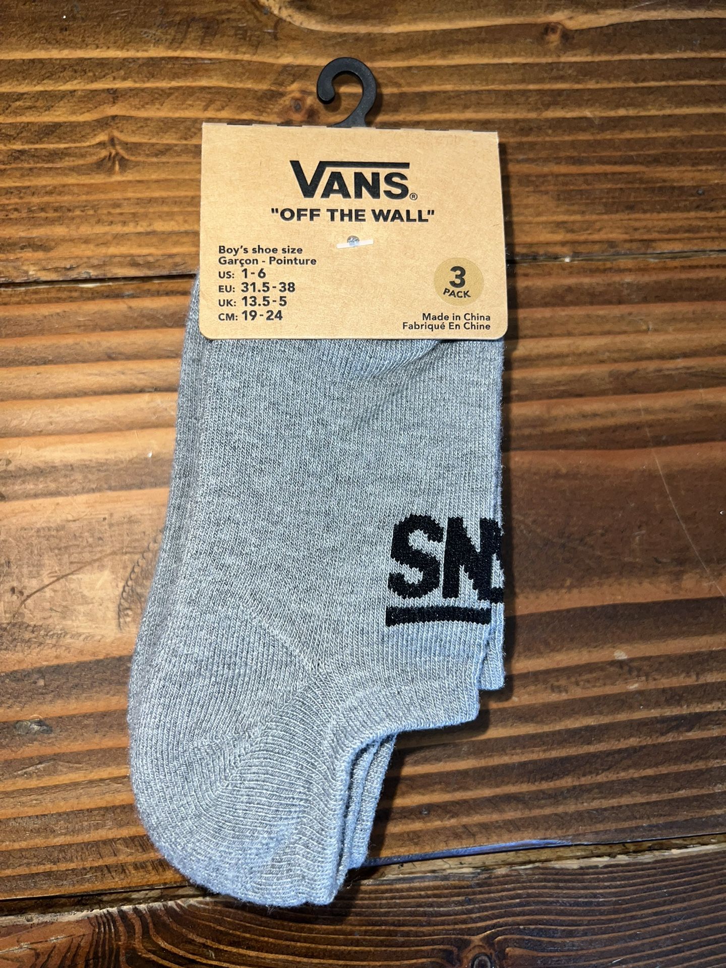 Boys Vans Socks Shoe Size 1-4