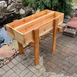 Raised Above Ground Double Planter 