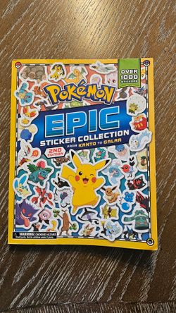 Pokemon sticker book