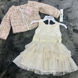 New 2 Piece Special Occasion Dress Size 12 Months