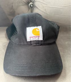 Carhartt Trucker Hat Cap Black Mesh Snapback Summer Baseball Adjustable