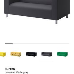 IKEA Klippan Loveseat Vissle Gray
