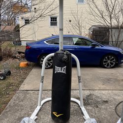 Steel Heavy Punching Bag Stand And Punching Bag 