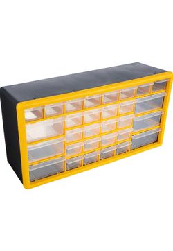 30-Drawer Plastic Small Parts Organizer