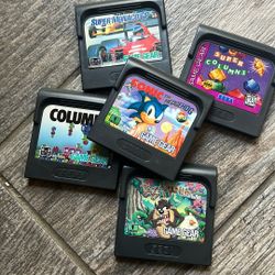 Say a game gear video games